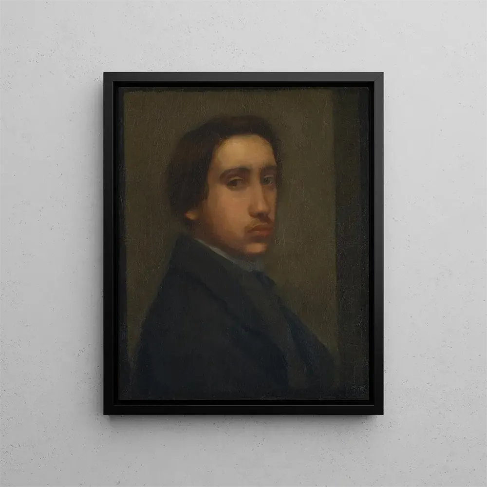 Edgar Degas Gemälde schwarzer Jacke - Edgar Degas | Kunstdruck