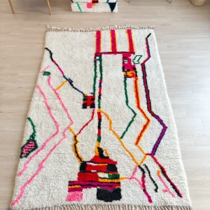 Farbenfroher Berberteppich 185 x 296 cm - Nr. 1619