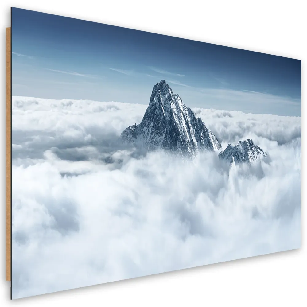 Art-déco-Paneldruck, Alpen über den Wolken 60x40 Feeby