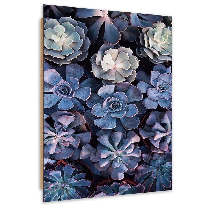 Art-déco-Paneldruck, skandinavische Blumen 40x60 Feeby
