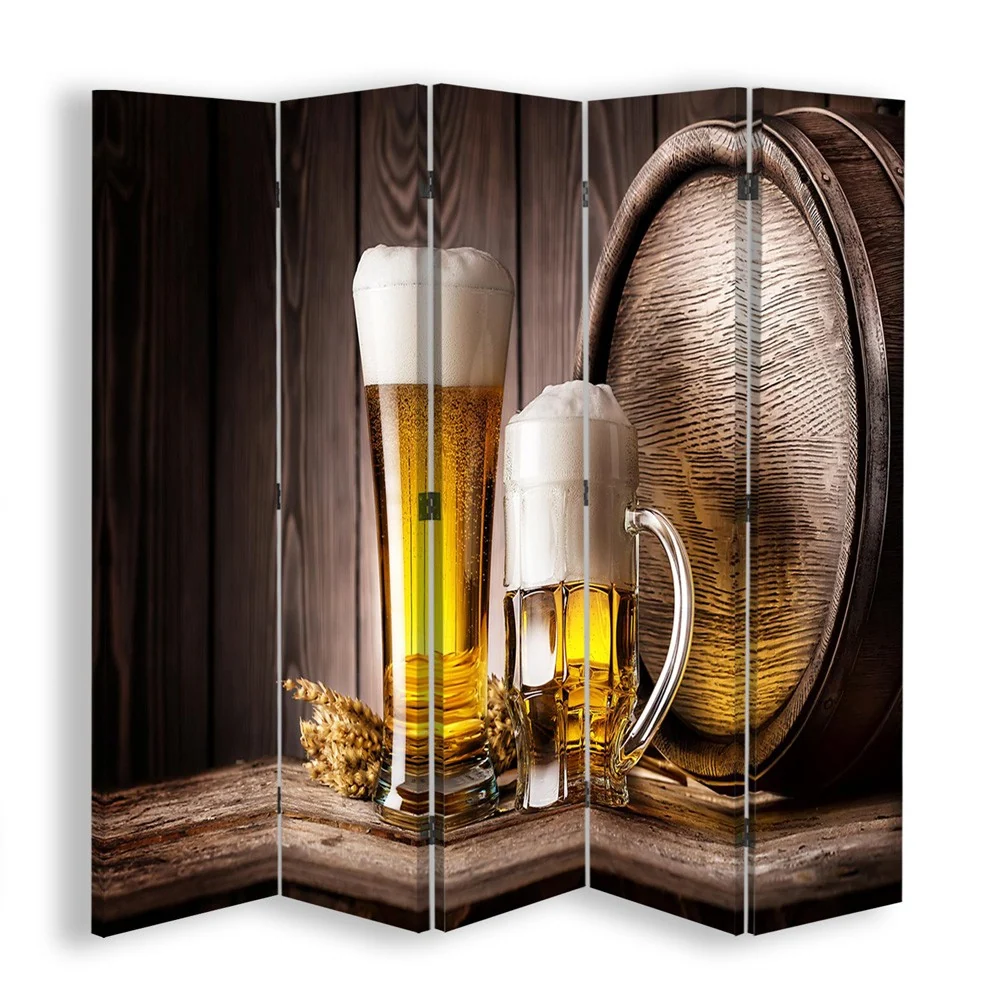 Doppelseitiger Raumteiler, Bier Feeby