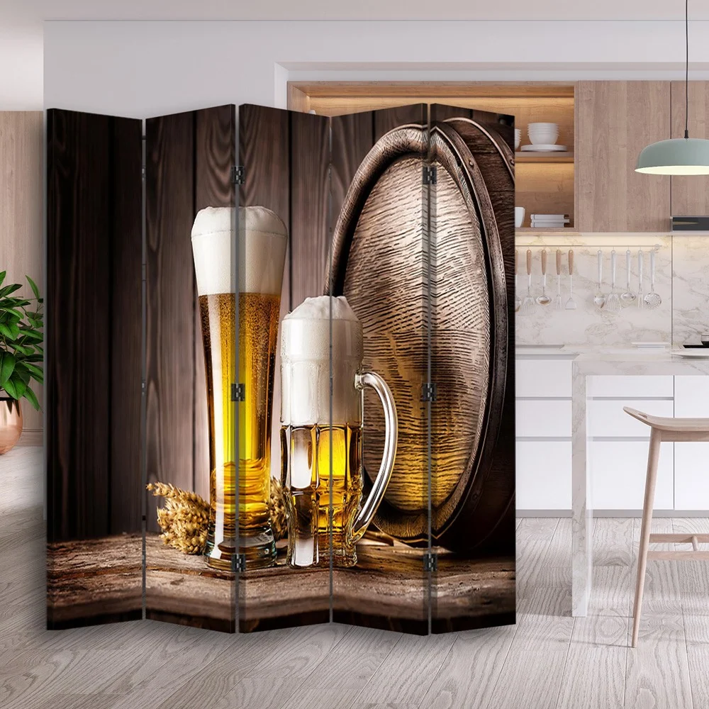 Doppelseitiger Raumteiler, Bier Feeby