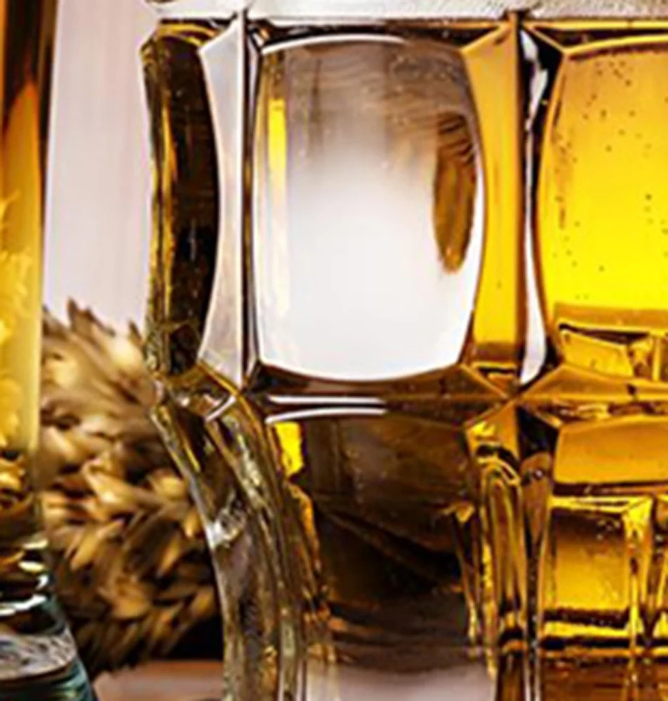 Doppelseitiger Raumteiler, Bier Feeby