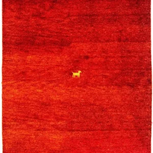 Gabbeh Teppich - Indus 176 x 118 cm - rot