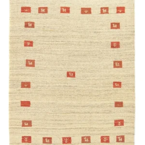 Gabbeh Teppich - Indus 180 x 120 cm - beige