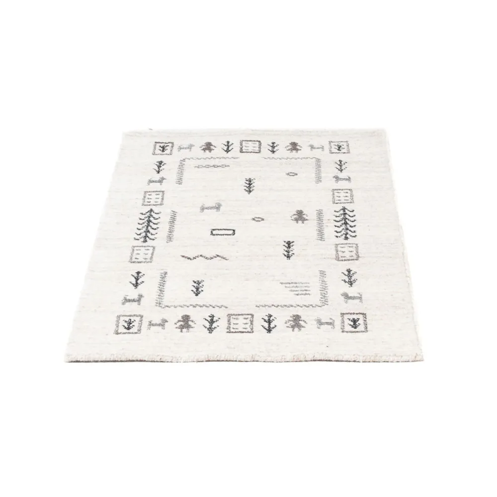 Gabbeh Teppich - Indus - 90 x 60 cm - beige