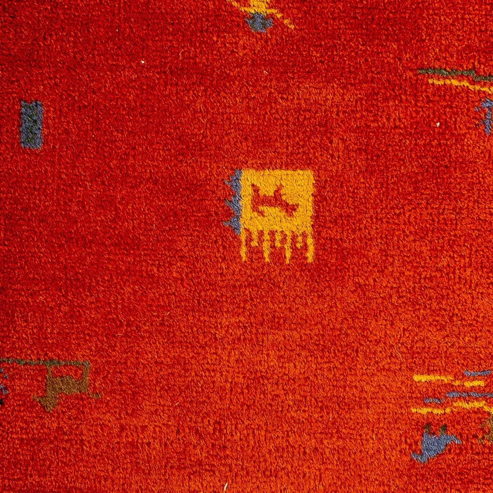 Gabbeh Teppich - Indus 90 x 60 cm - rot