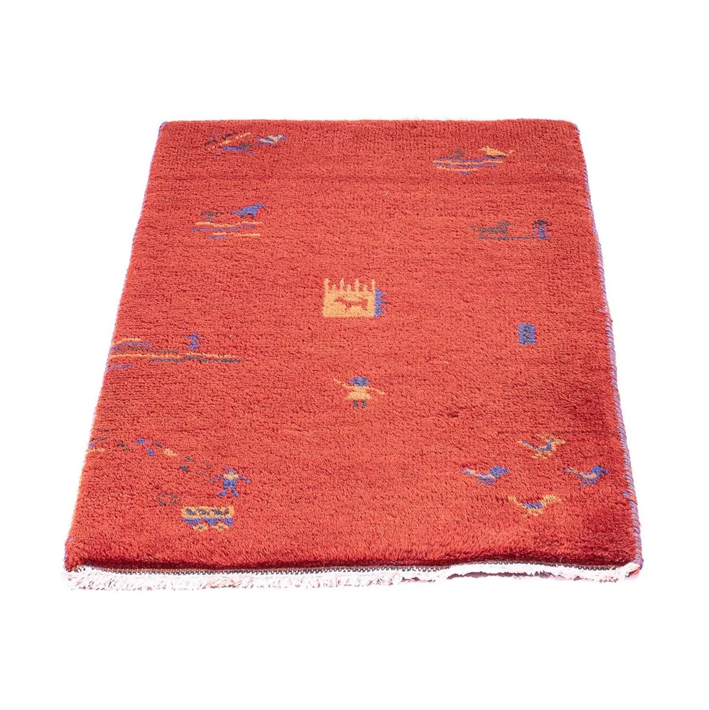 Gabbeh Teppich - Indus 90 x 60 cm - rot