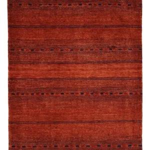Gabbeh Teppich - Kaschkuli Perser - 100 x 80 cm - dunkelrot