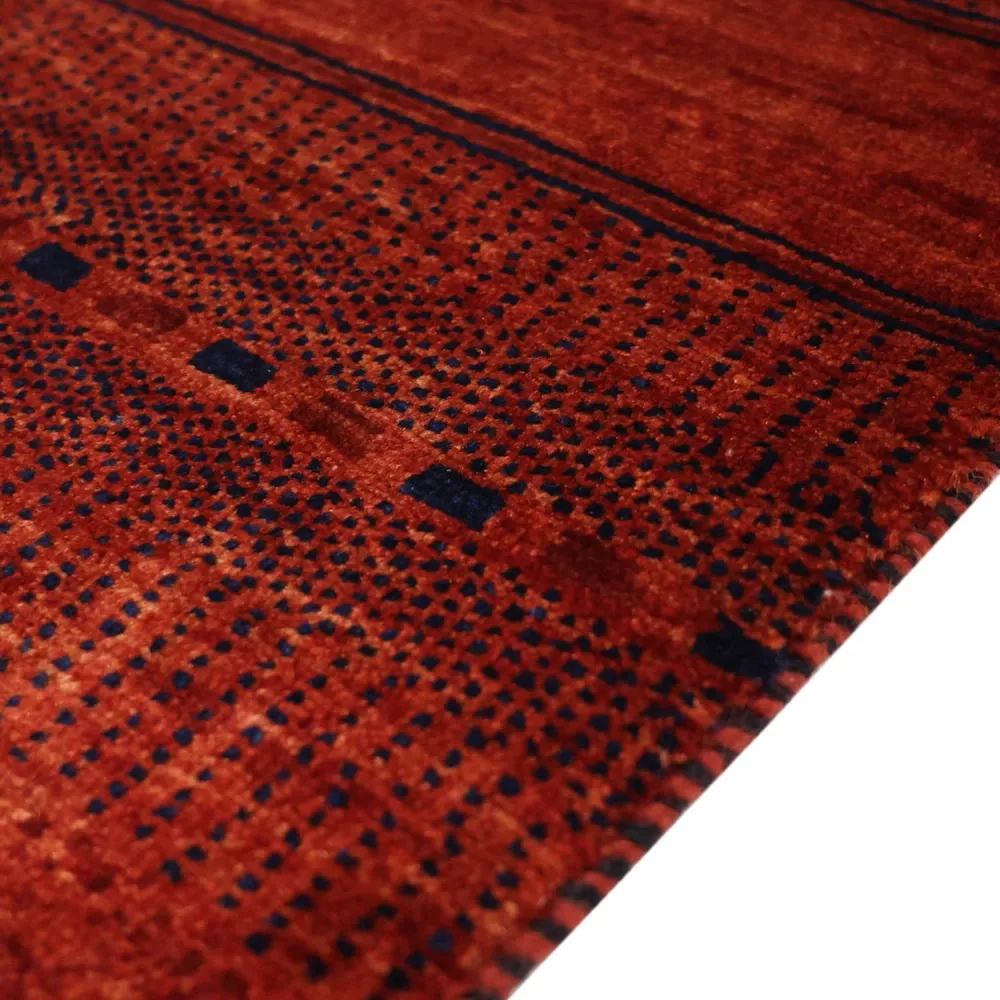 Gabbeh Teppich - Kaschkuli Perser - 100 x 80 cm - dunkelrot