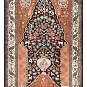 Gabbeh Teppich - Kaschkuli Perser - 118 x 81 cm - mehrfarbig