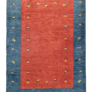Gabbeh Teppich - Kaschkuli Perser 125 x 84 cm - rost