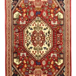 Gabbeh Teppich - Kaschkuli Perser - 153 x 70 cm - rot