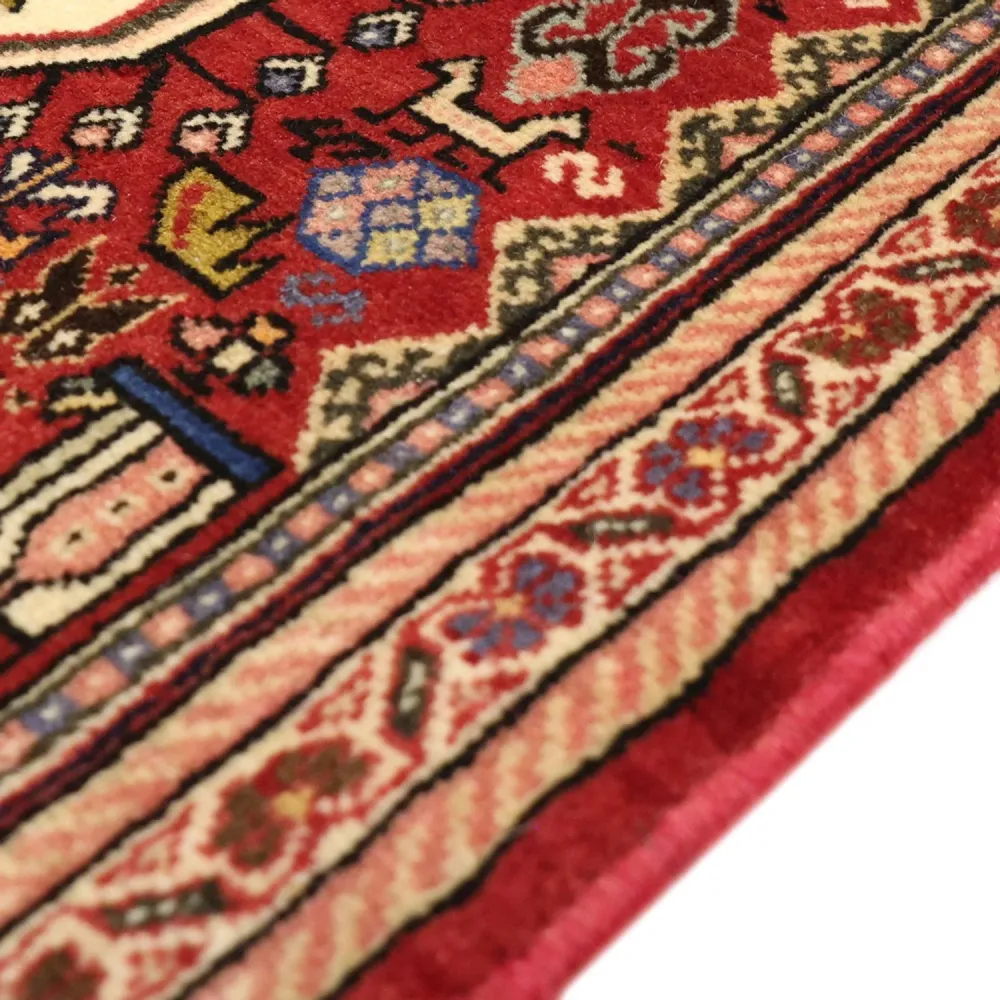 Gabbeh Teppich - Kaschkuli Perser - 153 x 70 cm - rot