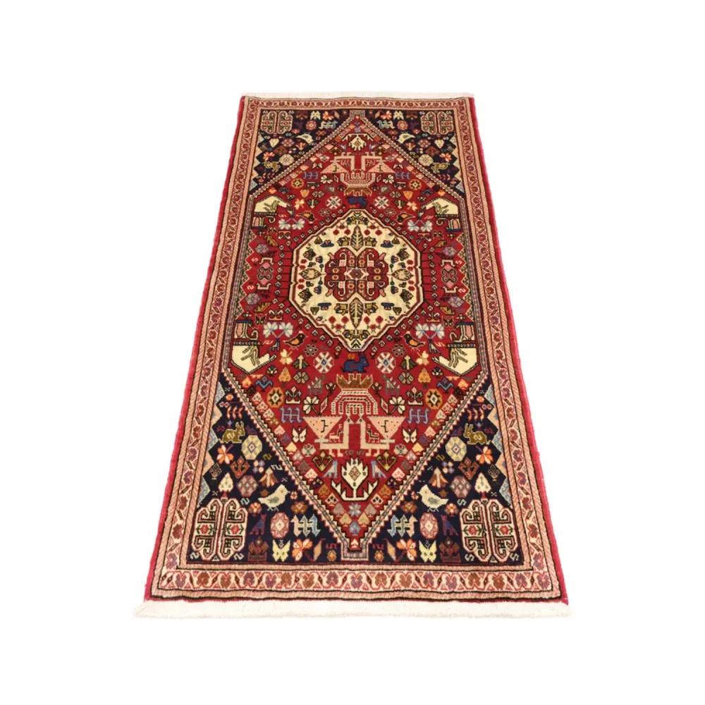 Gabbeh Teppich - Kaschkuli Perser - 153 x 70 cm - rot