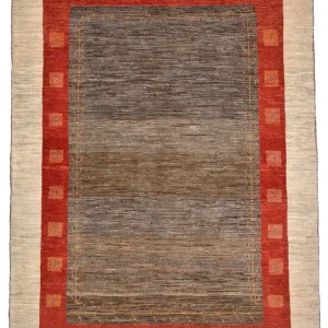 Gabbeh Teppich - Kaschkuli Perser 205 x 150 cm - braun