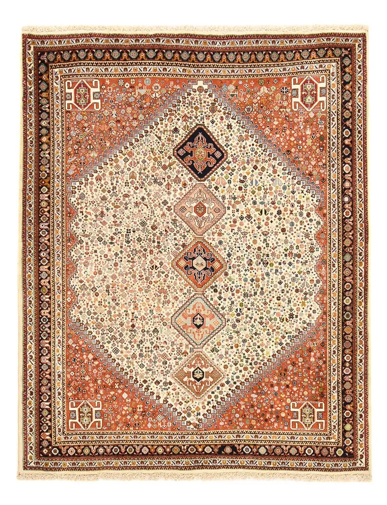Gabbeh Teppich - Kaschkuli Perser - 222 x 174 cm - sand