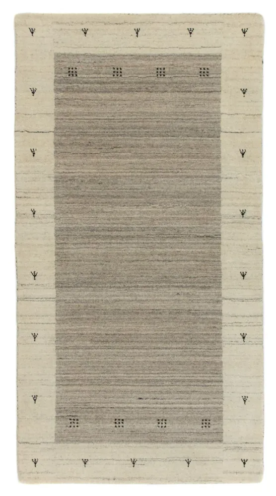 Gabbeh Teppich - Loribaft Indus 140 x 70 cm - beige
