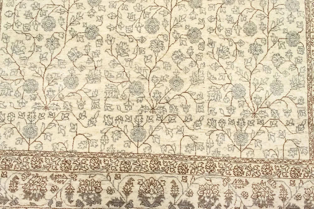 Gabbeh Teppich - Loribaft Indus 241 x 175 cm - beige
