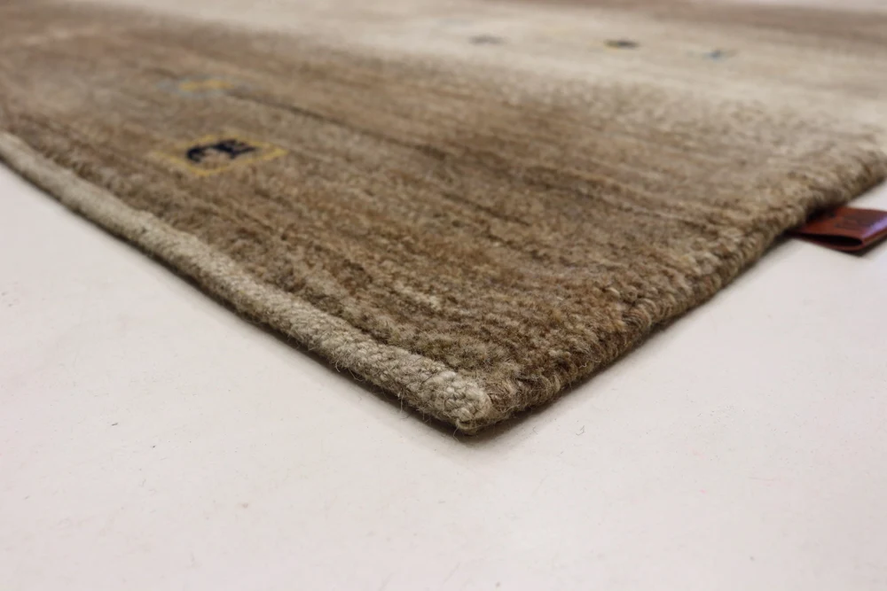 Gabbeh Teppich - Loribaft Indus - 245 x 166 cm - dunkelbeige