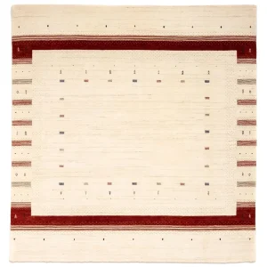 Gabbeh Teppich - Loribaft Indus 255 x 255 cm - beige