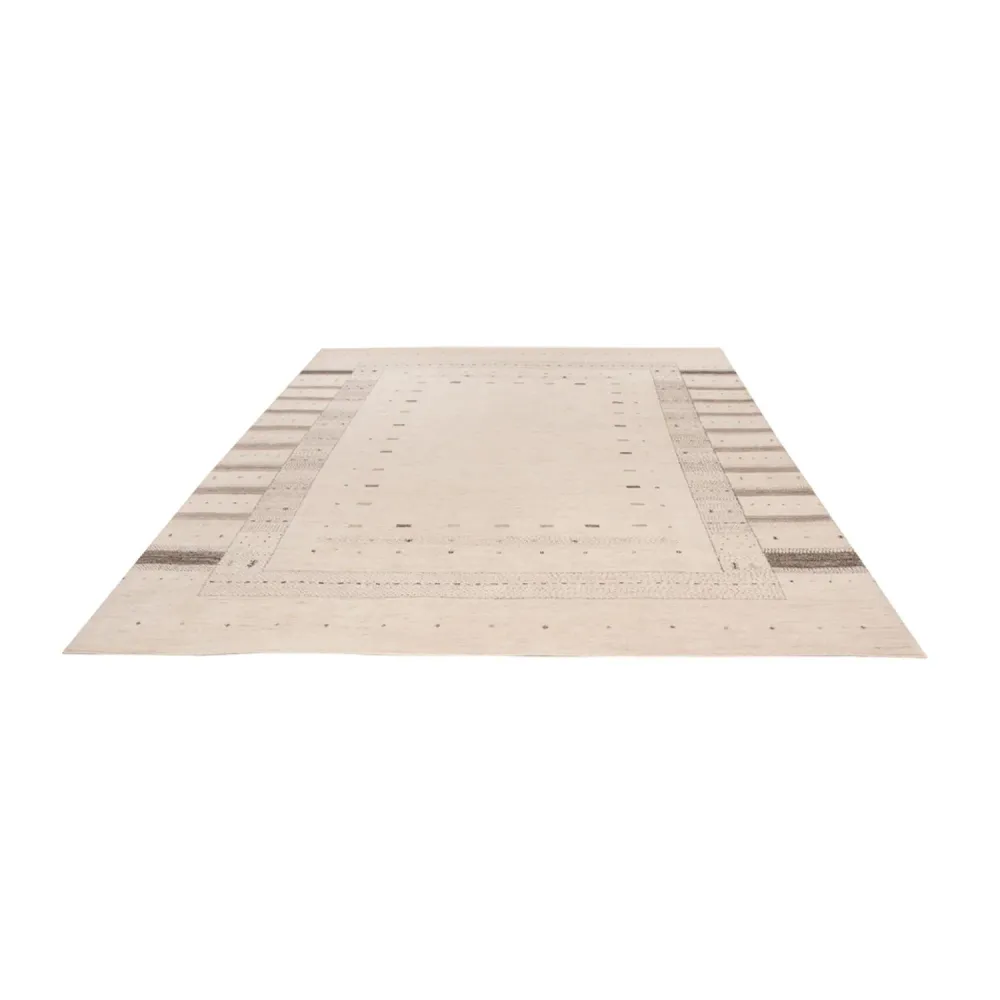 Gabbeh Teppich - Loribaft Indus - 302 x 202 cm - creme