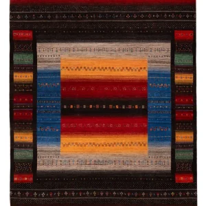 Gabbeh Teppich - Loribaft Indus - 304 x 257 cm - mehrfarbig