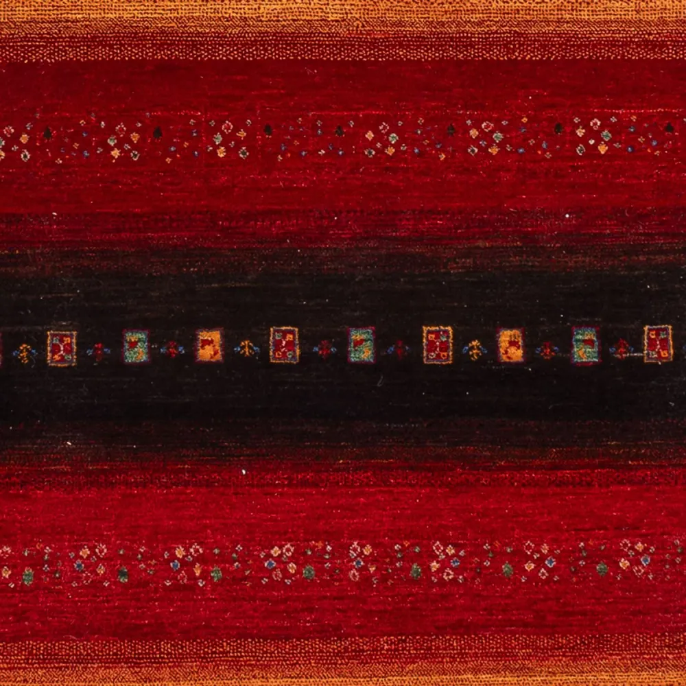 Gabbeh Teppich - Loribaft Indus - 304 x 257 cm - mehrfarbig