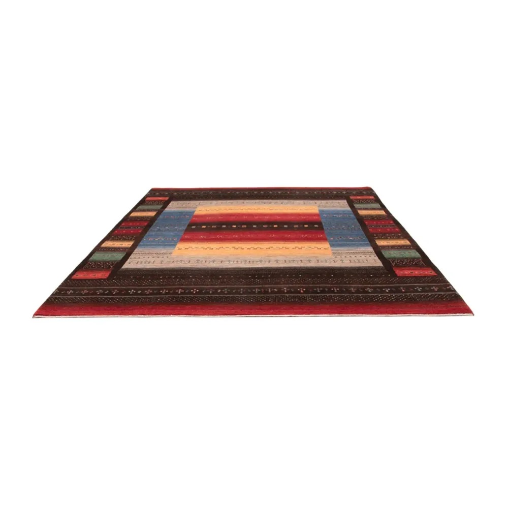 Gabbeh Teppich - Loribaft Indus - 304 x 257 cm - mehrfarbig