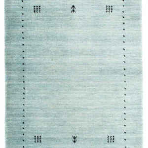 Gabbeh Teppich - Loribaft Indus 95 x 65 cm - hellblau