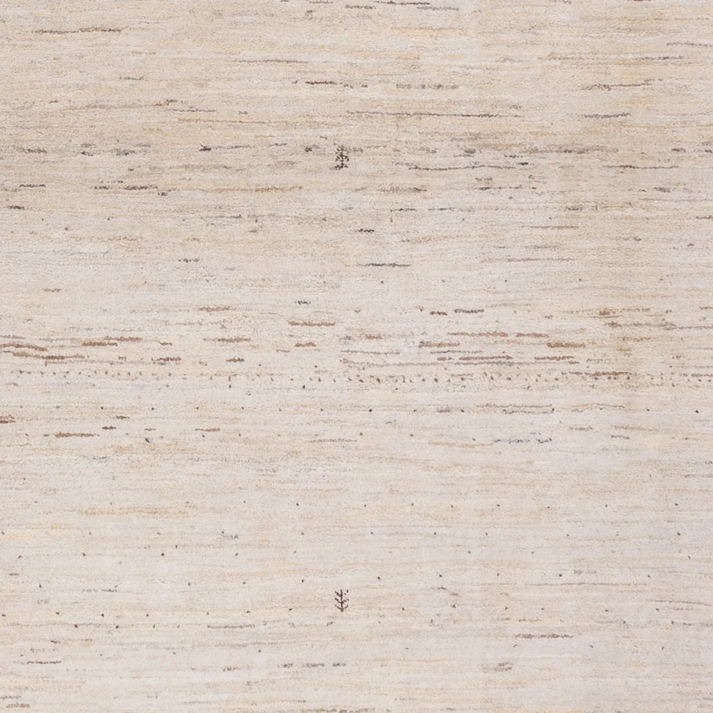 Gabbeh Teppich - Loribaft Indus quadratisch - 246 x 249 cm - hellbeige