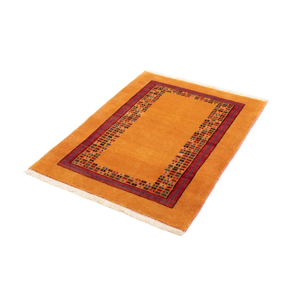 Gabbeh Teppich - Loribaft Perser - 118 x 84 cm - gold