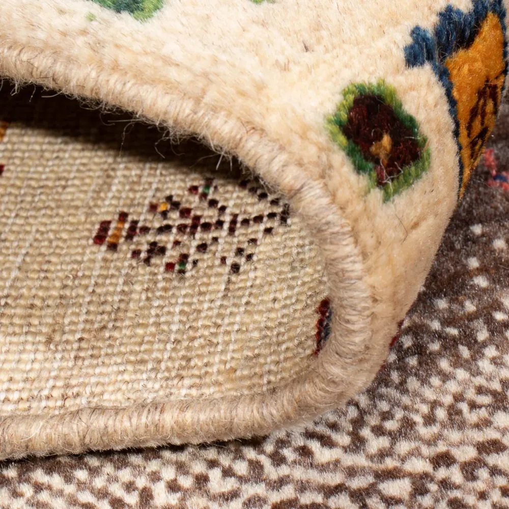 Gabbeh Teppich - Loribaft Perser - 123 x 86 cm - mehrfarbig