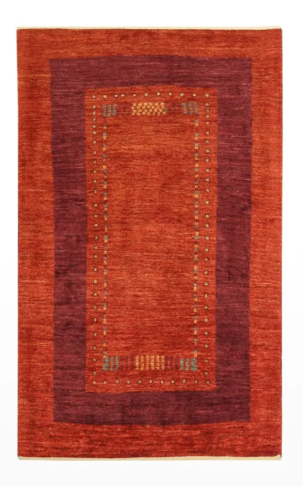 Gabbeh Teppich - Loribaft Perser - 128 x 78 cm - mehrfarbig