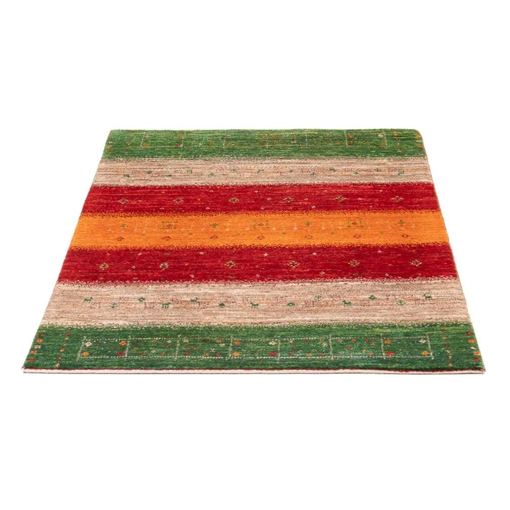 Gabbeh Teppich - Loribaft Perser - 135 x 85 cm - mehrfarbig