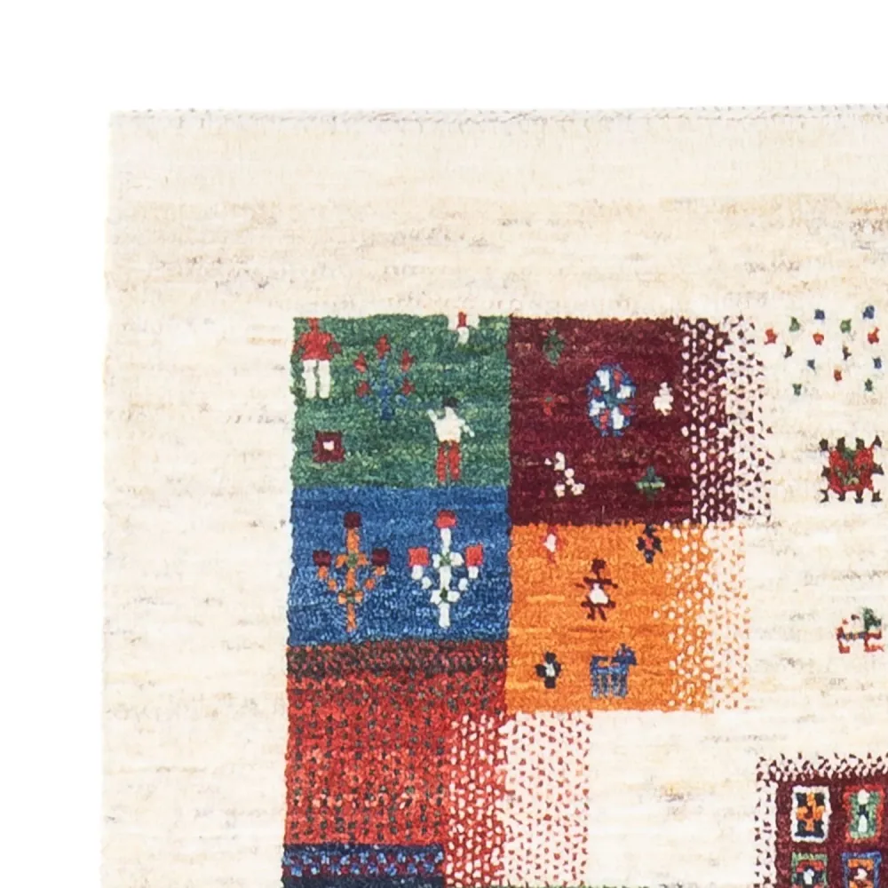 Gabbeh Teppich - Loribaft Perser - 136 x 85 cm - mehrfarbig