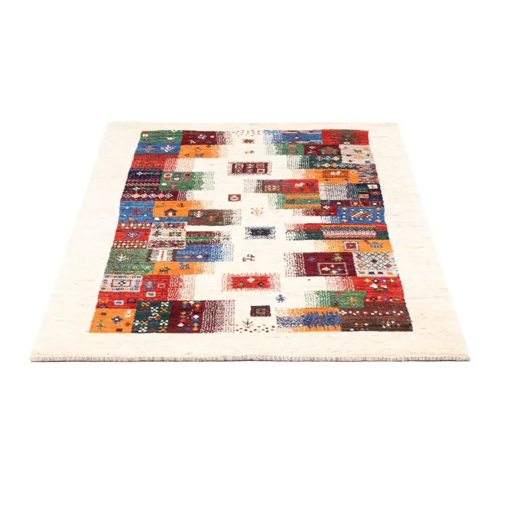 Gabbeh Teppich - Loribaft Perser - 136 x 85 cm - mehrfarbig