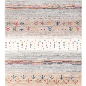 Gabbeh Teppich - Loribaft Perser - 142 x 82 cm - mehrfarbig