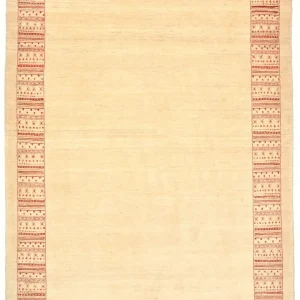 Gabbeh Teppich - Loribaft Perser 198 x 150 cm - beige