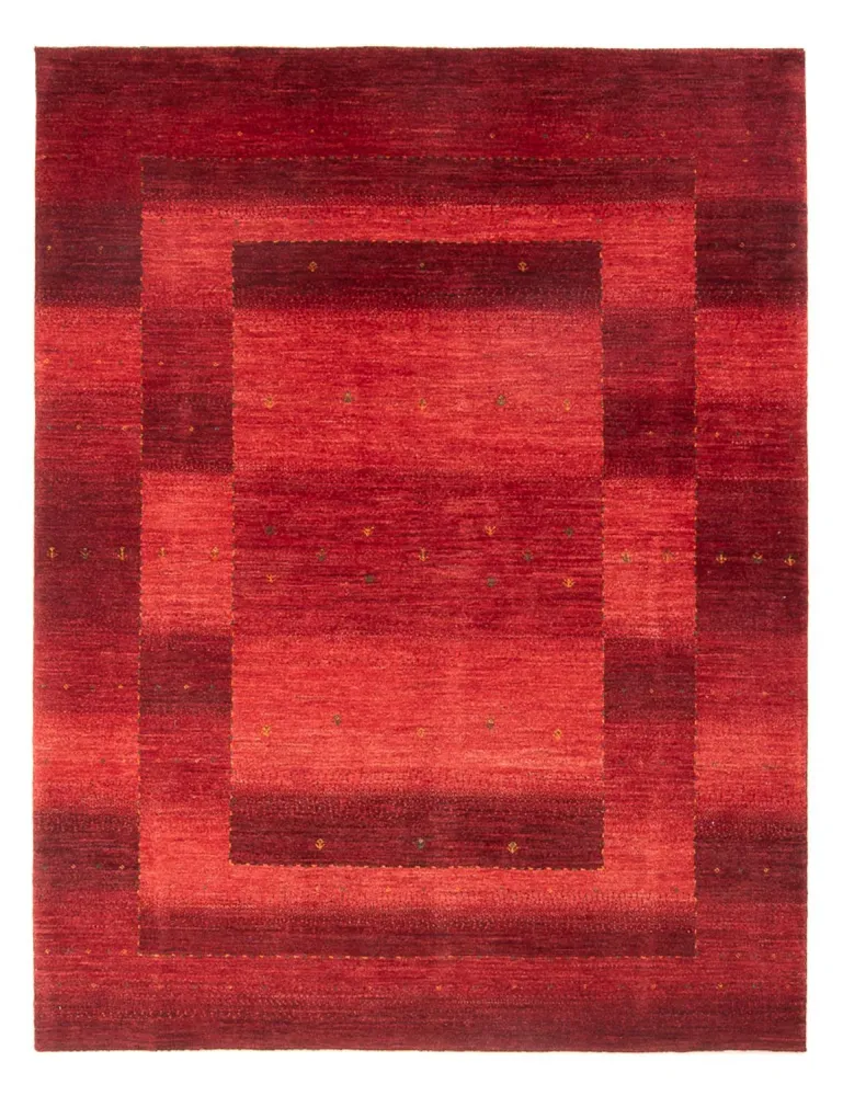 Gabbeh Teppich - Loribaft Perser - 204 x 155 cm - rot