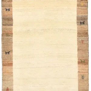 Gabbeh Teppich - Loribaft Perser 205 x 87 cm - sand