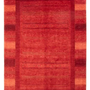 Gabbeh Teppich - Loribaft Perser - 247 x 172 cm - rot