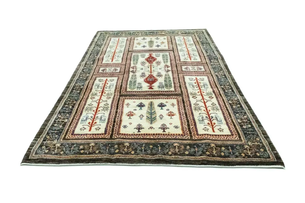 Gabbeh Teppich - Loribaft Perser 251 x 162 cm - bunt