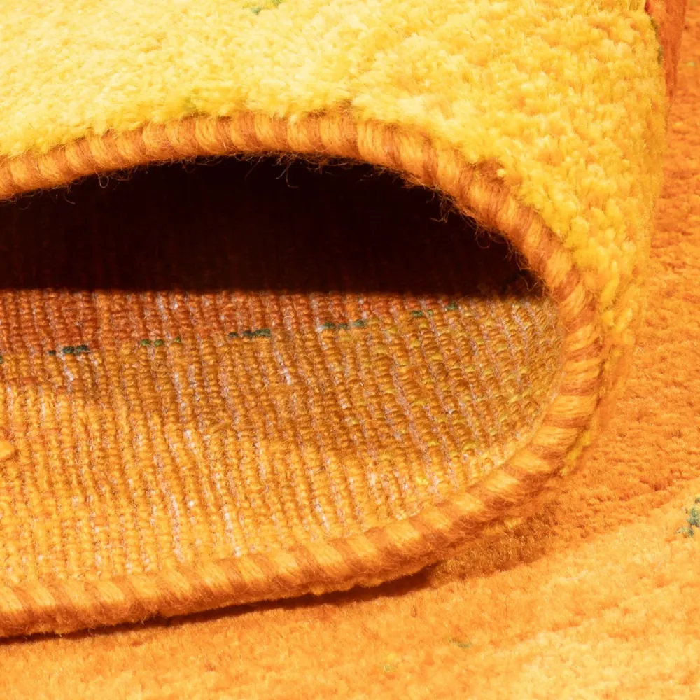 Gabbeh Teppich - Loribaft Perser - 251 x 169 cm - gold