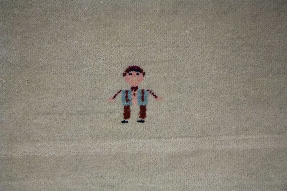 Gabbeh Teppich - Loribaft Perser 260 x 190 cm - grün