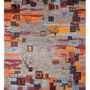 Gabbeh Teppich - Loribaft Perser - 276 x 204 cm - mehrfarbig