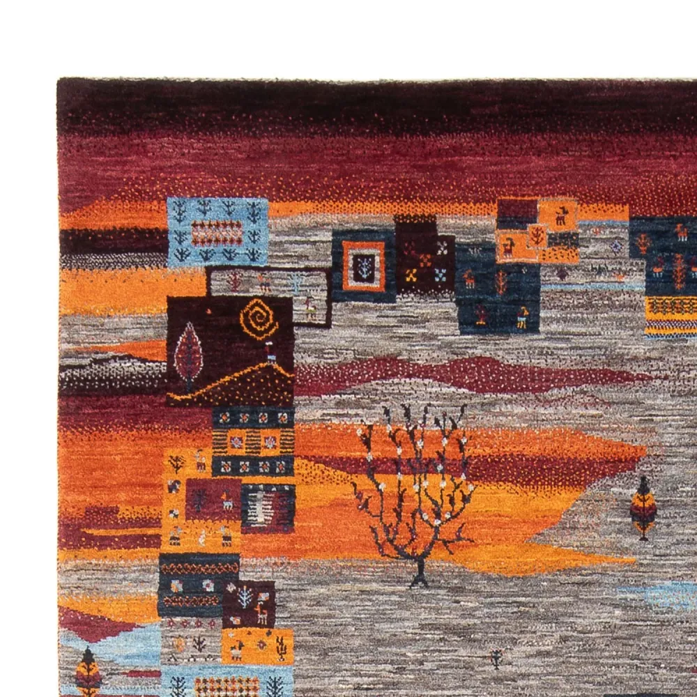 Gabbeh Teppich - Loribaft Perser - 276 x 204 cm - mehrfarbig
