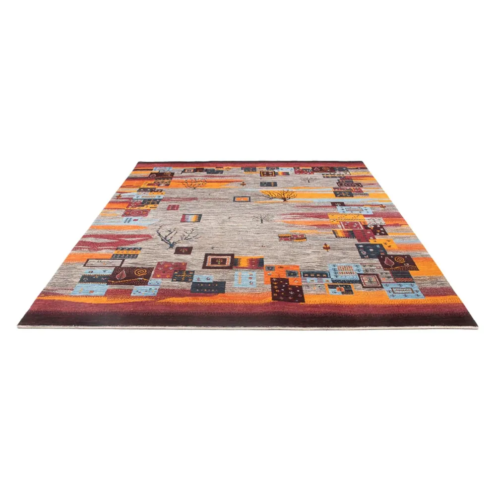 Gabbeh Teppich - Loribaft Perser - 276 x 204 cm - mehrfarbig