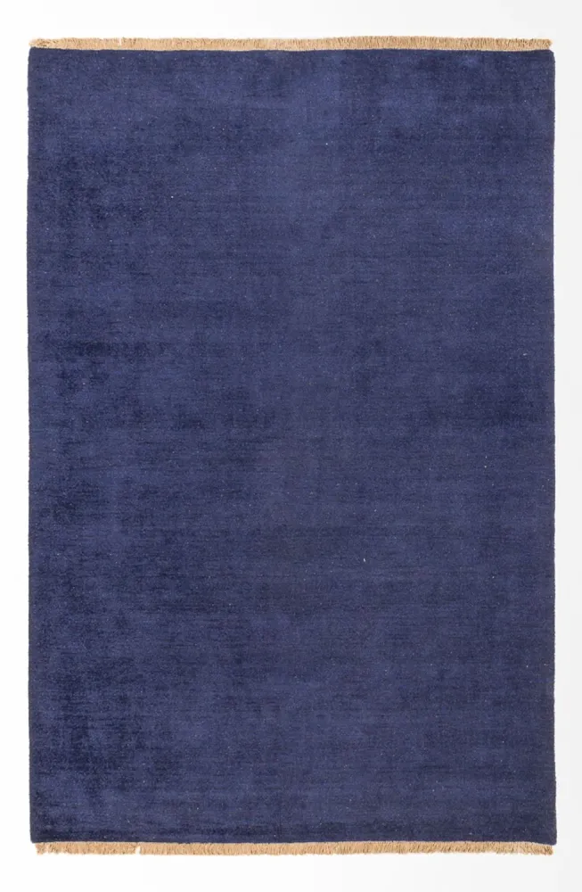 Gabbeh Teppich - Loribaft Perser - 300 x 200 cm - dunkelblau
