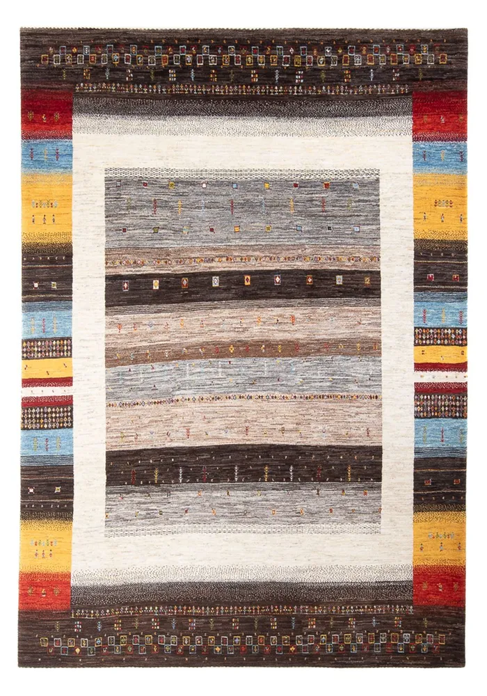 Gabbeh Teppich - Loribaft Perser - 301 x 203 cm - mehrfarbig